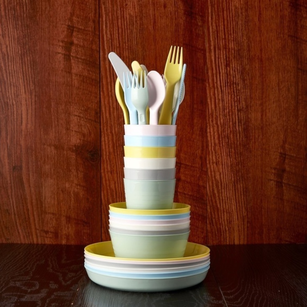 4 pack IKEA KALAS Spoons, mixed colors - Picture 3 of 3